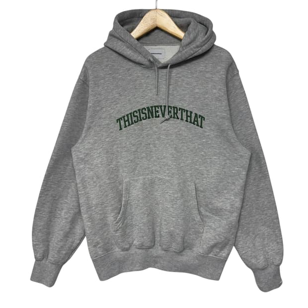 디스이즈네버댓 자수로고 후드티