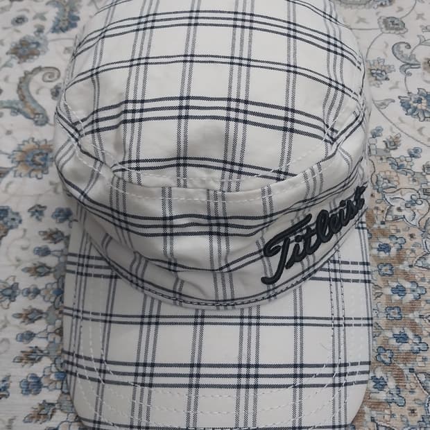 타이틀리스트 체크 골프 모자