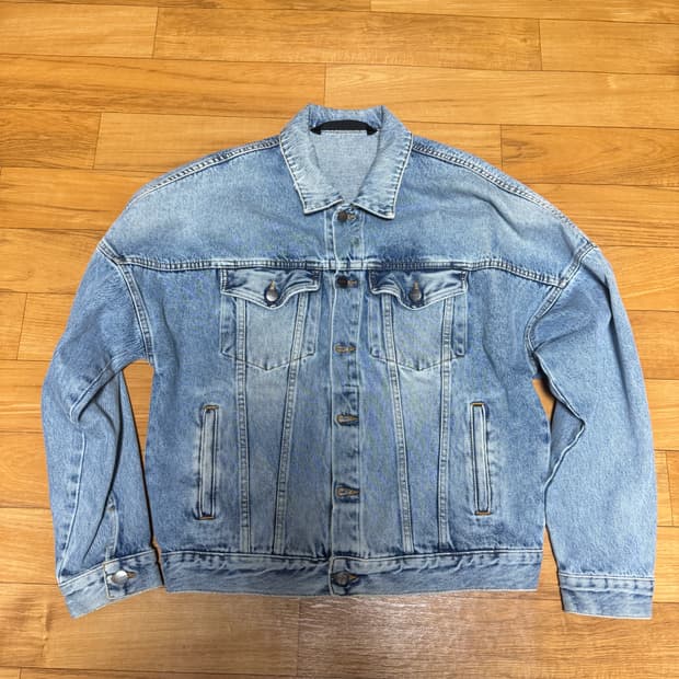 팜엔젤스 백로고 연청데님 자켓 M