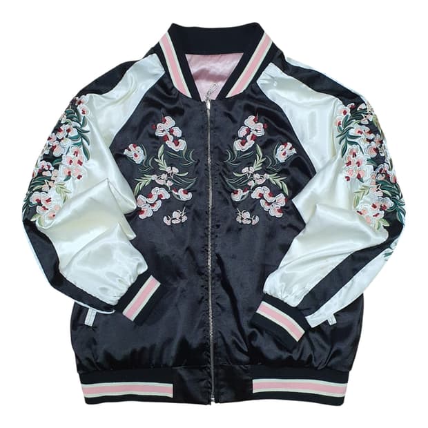 ✨ (바배) 빈티지 리버시블 양면 스카쟌 자켓 