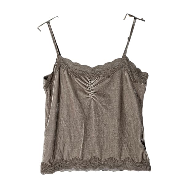 [JPN] 빈티지 레이스업 드레이프 벨벳 슬리브리스