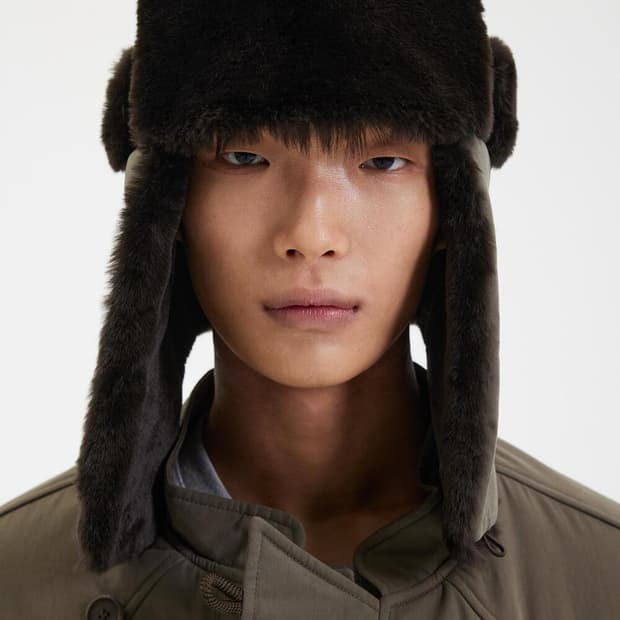 애프터프레이 에비에이터 트래퍼 햇 카키