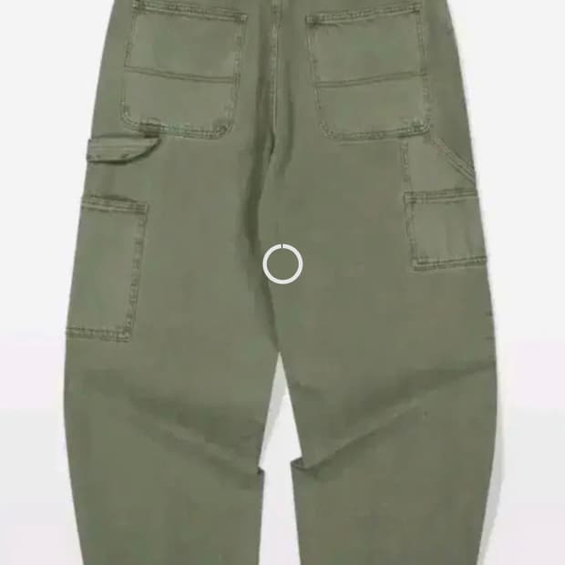 위캔더스 데님 워크 팬츠 DRAGGY WORK PANTS (olive)