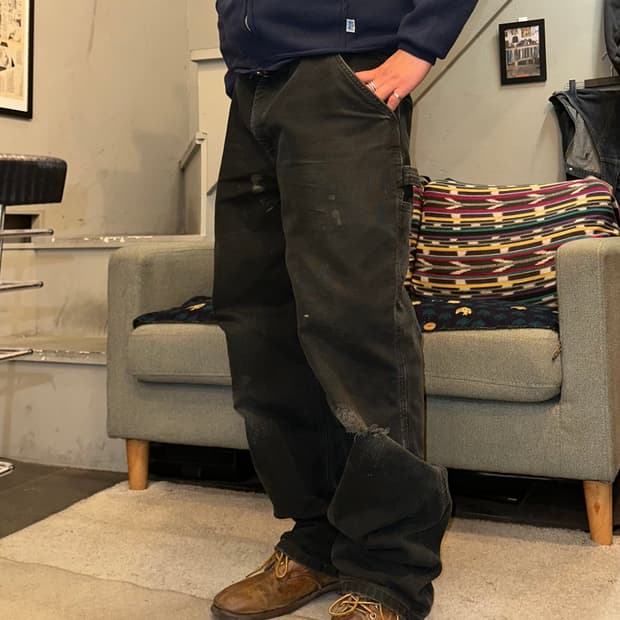 00’s Carhartt canvas distressed work PT