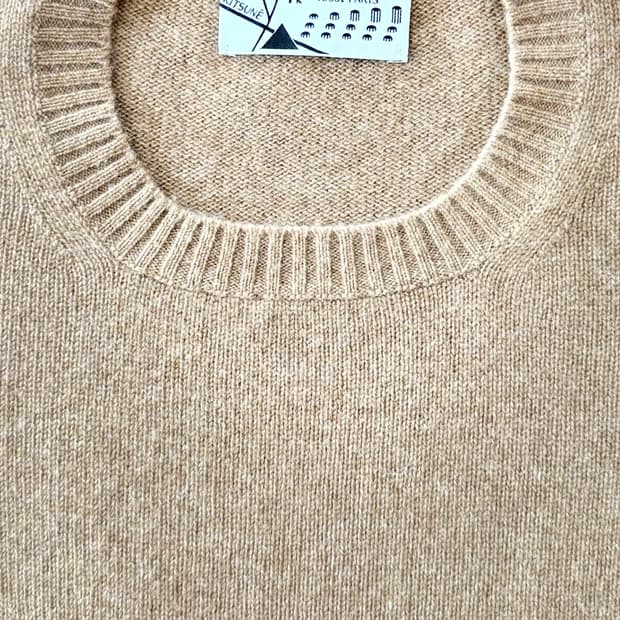 {메종키츠네} 캐시미어 스웨터 카멜 2000s 레어 피스 🦊