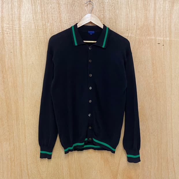 BEAMS collar knit cardigan 빔즈 카라 니트 가디건