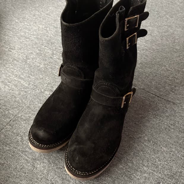 [265] 웨스코 보스 러프아웃블랙 엔지니어부츠