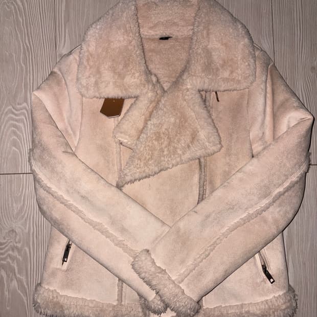 빈티지 핑크 무스탕