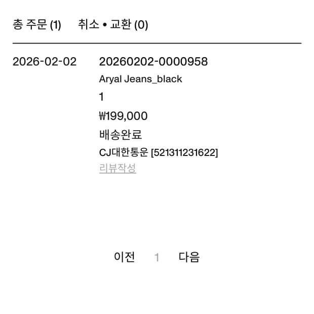 Aieul Aryal Jeans_black 50사이즈
