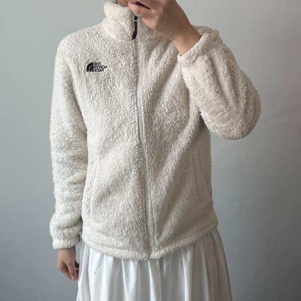 [S] 노스페이스 아이보리 플리스 집업