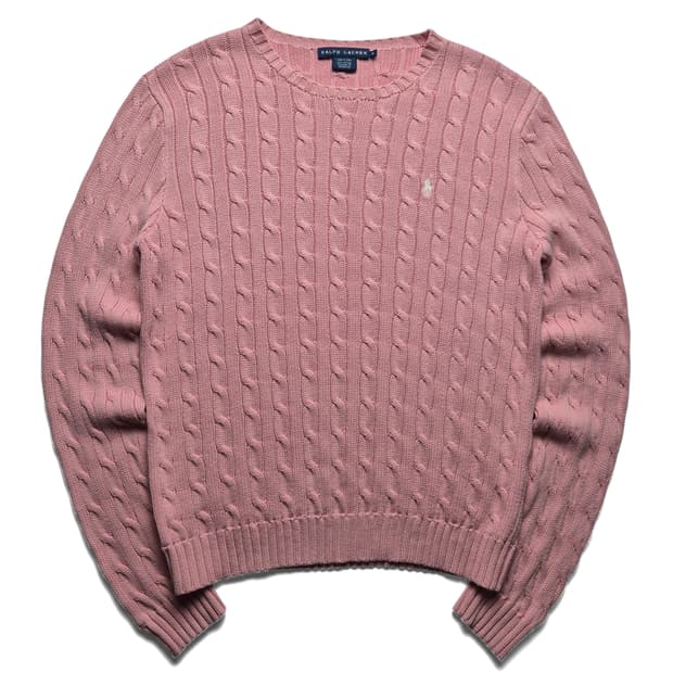 [XL] 폴로 랄프로렌 코튼 케이블 니트