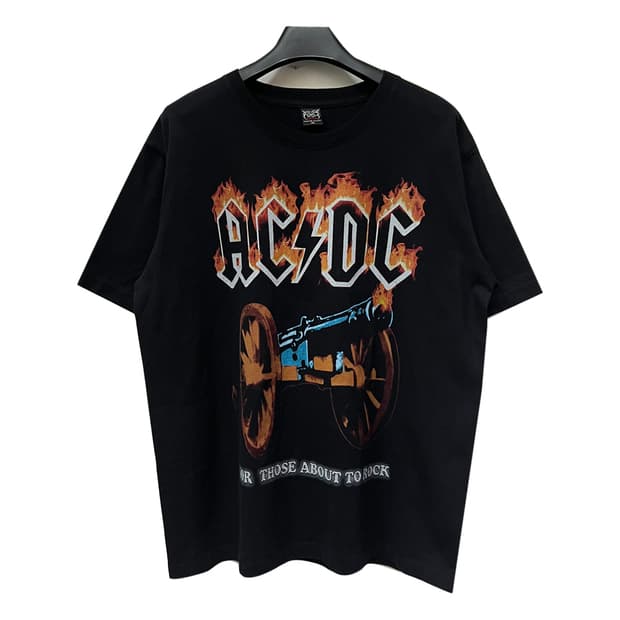 Rock Volution 락볼루션 ACDC 빈티지 밴드 반팔티 XL