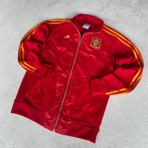 아디다스 스페인 축구대표팀 트랙탑 레드 L