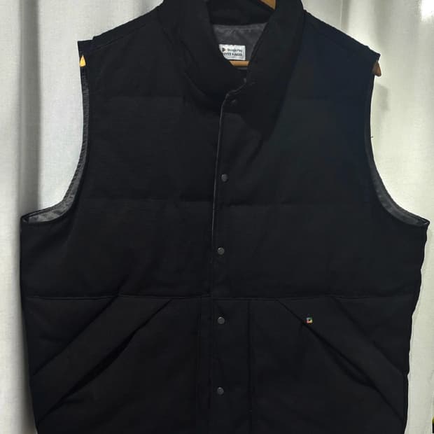 구글플레이 × NYKE NAKER 구스다운 조끼 (NKG CANVAS D