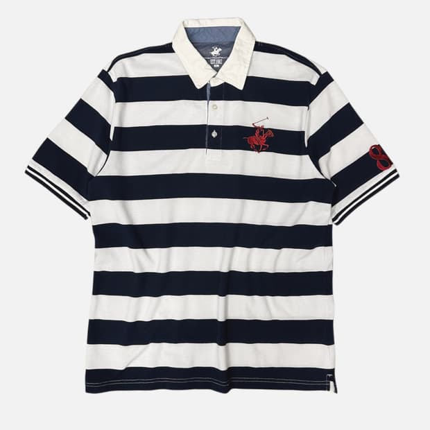 polo embroidery stripe pk t-shirt