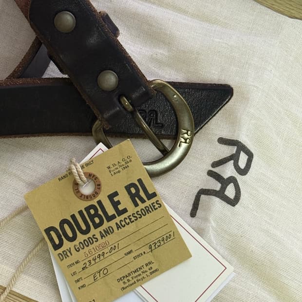 rrl 테런스 벨트 34사이즈
