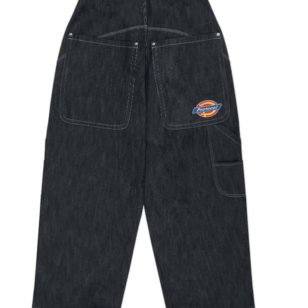 [3] 프로토콜인덱스 레트로 배기 데님 팬츠