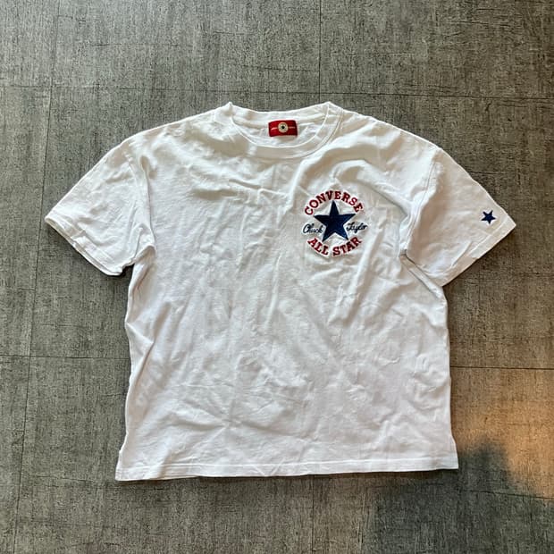 Converse 컨버스 올드스쿨스트릿 가슴로고 반팔티셔츠