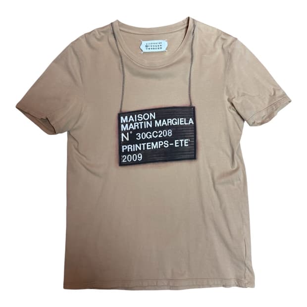 SS09 마르지엘라 트롱프뢰유 머그샷 티셔츠