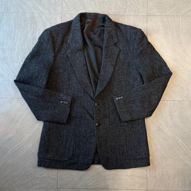 90년대 캐나다 생산 해리스트위드 울 자켓