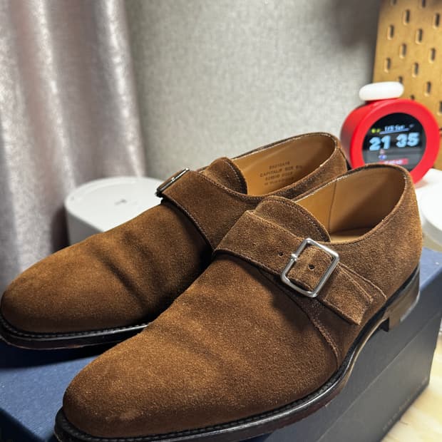 로크 1880 스웨이드 몽크 슈즈 size 6.5