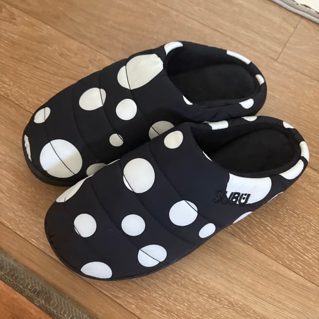 스부 도트 슬리퍼 1사이즈