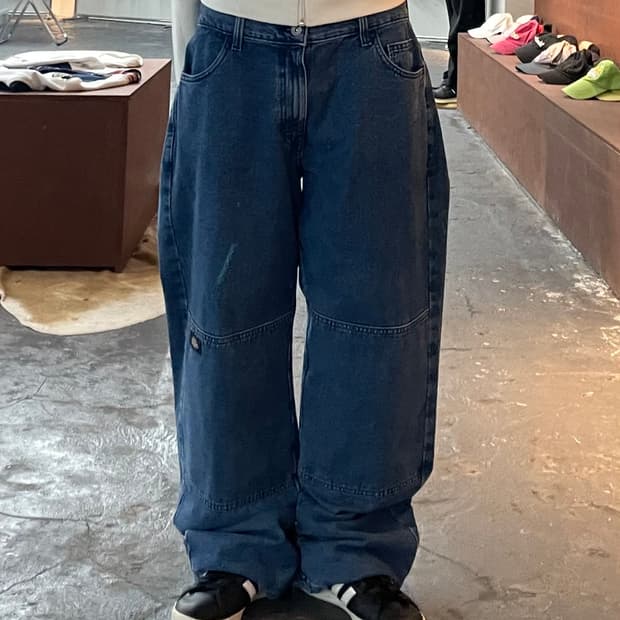 디키즈 더블니 데님팬츠 H272