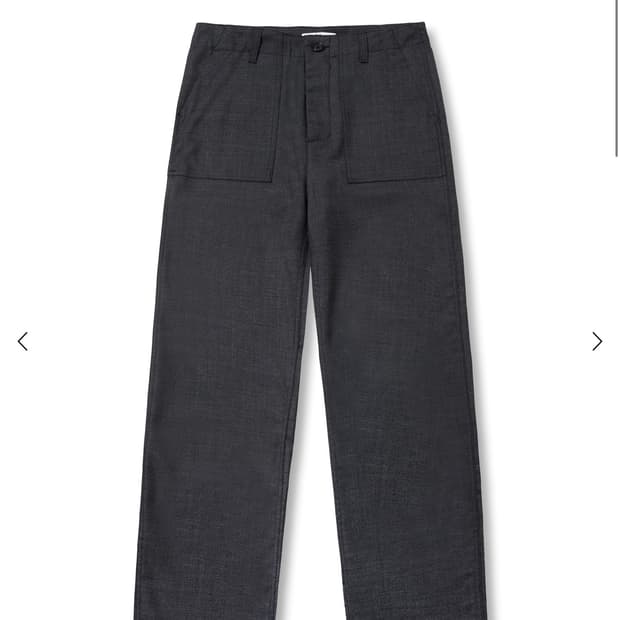 A.ta 그리드 퍼티그 팬츠 쉐도우 그레이