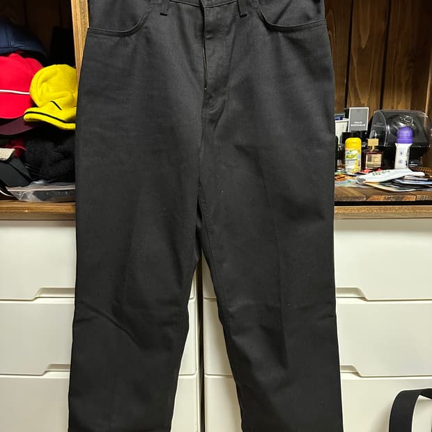 와코마리아X랭글러 드레스진 블랙 M