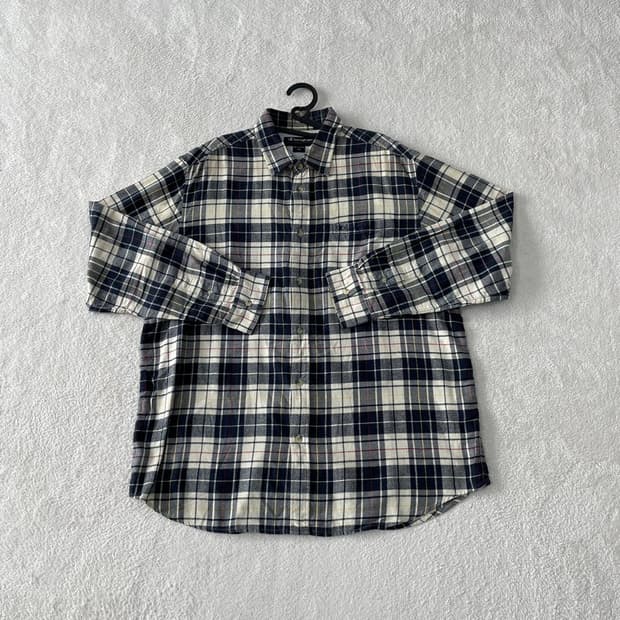 L 챔피온 플란넬 체크셔츠 100