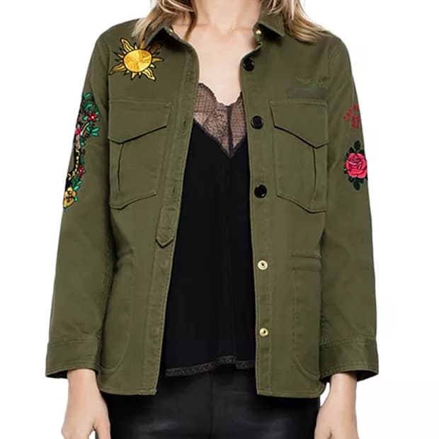 쟈딕앤볼테르 코튼 와펜 자켓 /여성 자켓/ 여자 자켓 