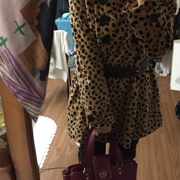 호피 갸루 코트