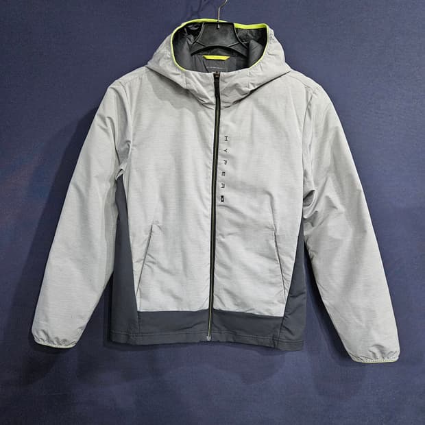 케이투 라이트그레이 남성 슬림핏 95 후드 경량패딩 