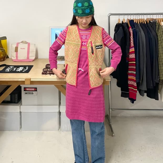 WILD THINGS fleece vest 와일드 띵스