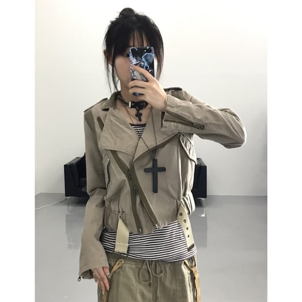 Jpn Y2k Detail Work Jacket