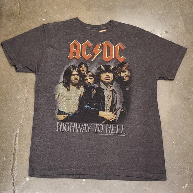 ACDC 하이웨이 투 헬 반팔 티셔츠