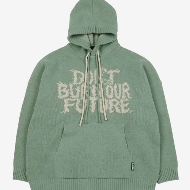 아조바이아조 울 니트 후드 DBOF Wool Knit Hoodie