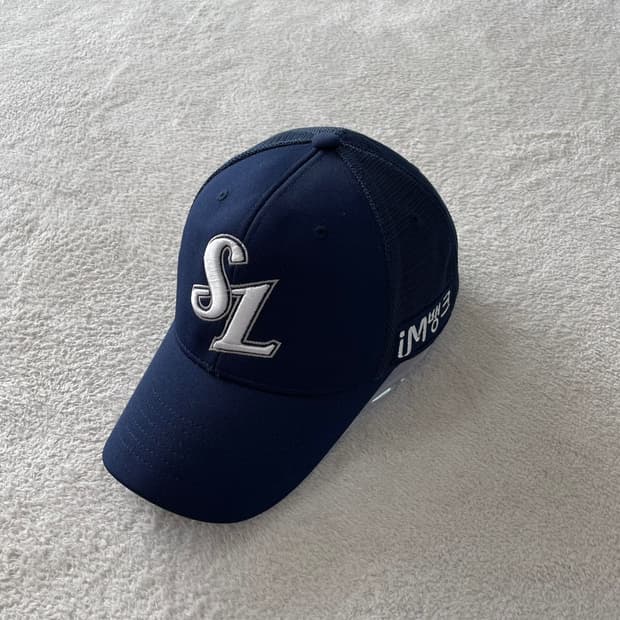 삼성라이온즈 네이비 볼캡 모자