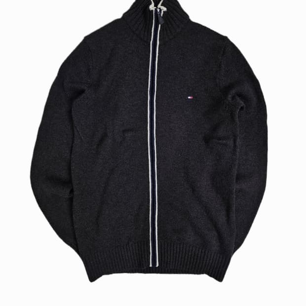 [S] 타미힐피거 골프 프리미엄 램스울 니트 집업