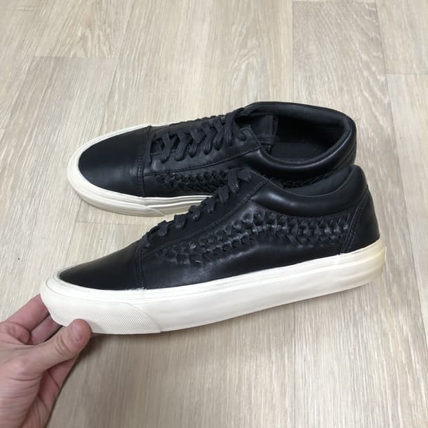 (270) 반스 VANS 올드스쿨 위브 DX 레더 블랙