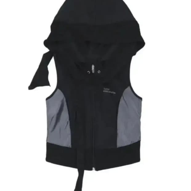 오호스 머플러 복서 후드 집업 블랙 free