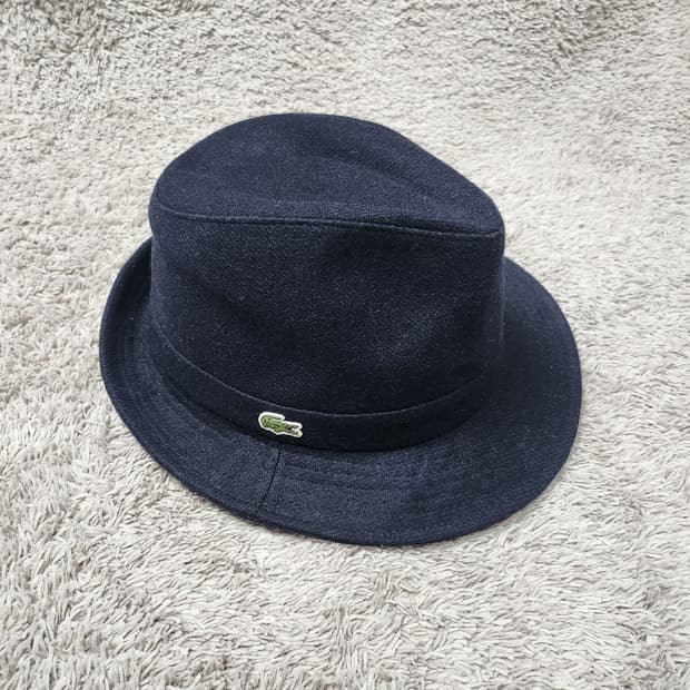 라코스테 네이비 모 페도라 중절모 새제품급