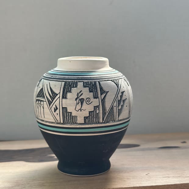Lawrence Crank Huskeniene Navajo Pottery