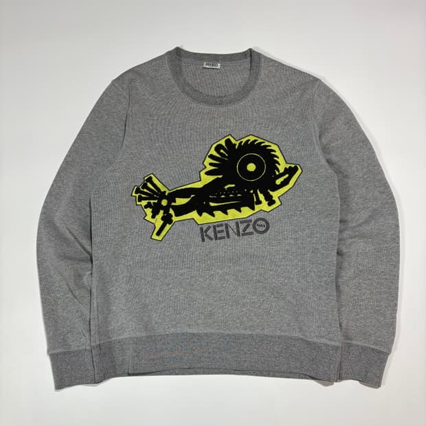 겐조 그래픽 그레이 맨투맨