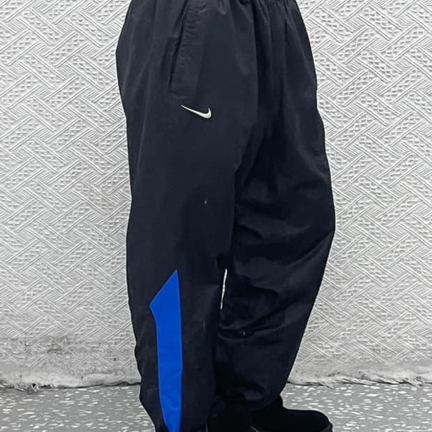 나이키 올드스쿨 레트로 배색 와이드 트랙팬츠 L C08823