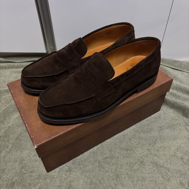 버윅 4456 스웨이드 로퍼 브라운