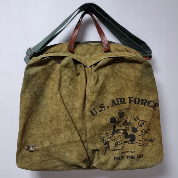 U.S. AIR FORCE 빈티지 미군 헬멧백 