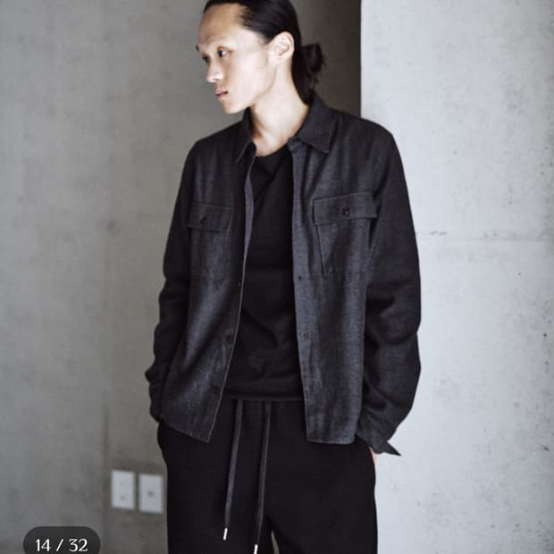 모노프리베 셔츠 차콜 M, L사이즈 구합니다