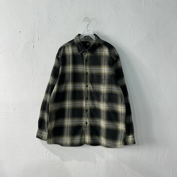 유니클로 체크남방 XL