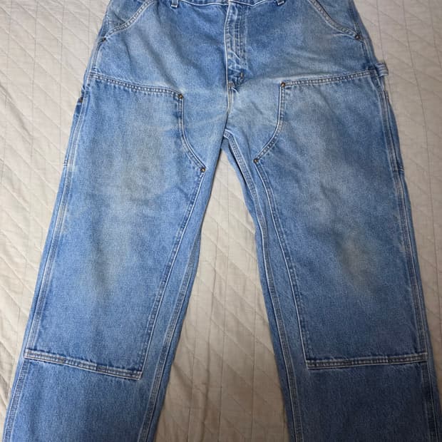 [38X32] 빈티지 칼하트 더블니 B73 DST 데님팬츠 굿 B-21